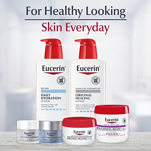 Eucerin Original Healing Cream – Unscented Body Moisturizer for Extremely Dry, Sensitive Skin, Emollient Enriched, 16 oz Jar, Pack of 2
