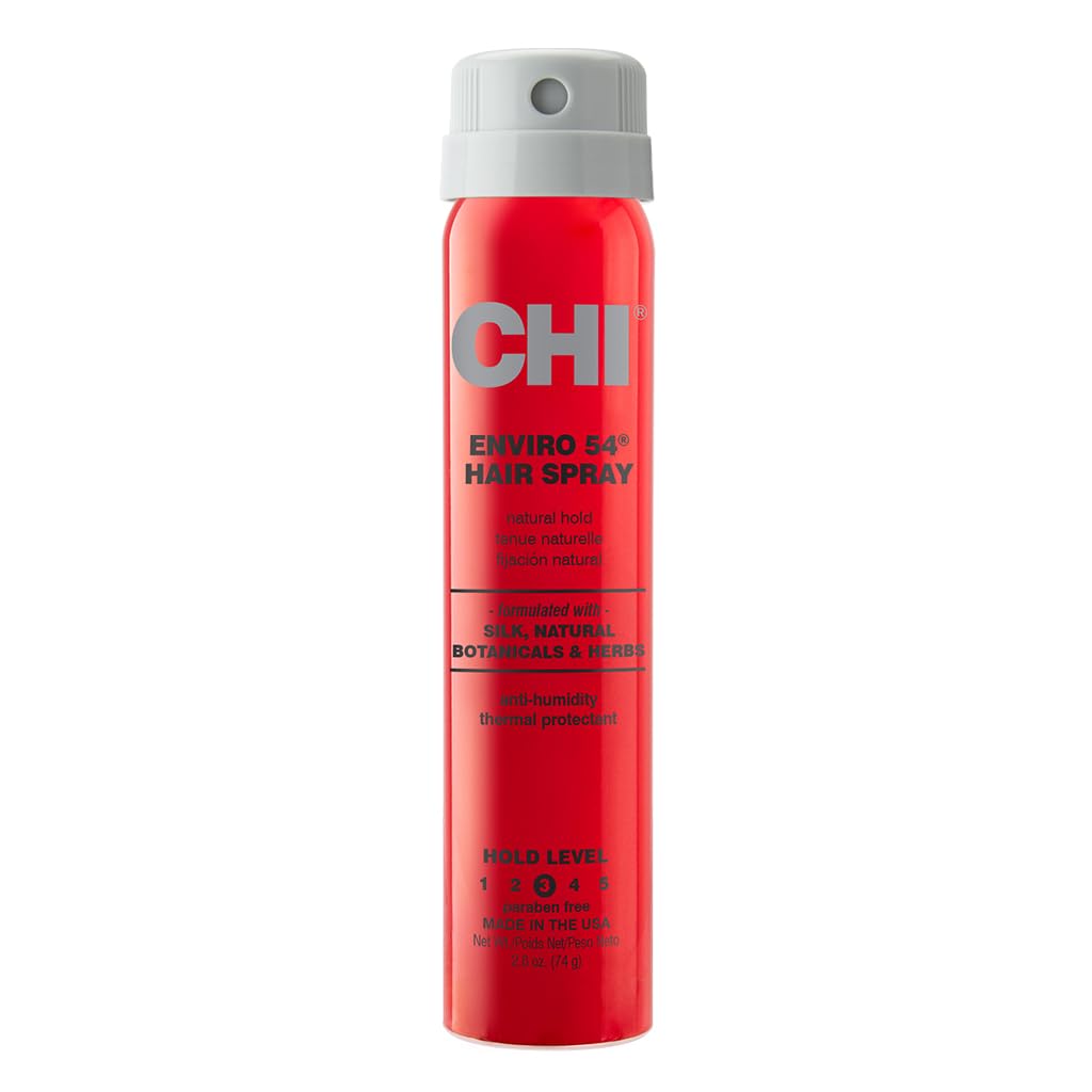 CHI Enviro 54 Hairspray, Firm Hold, Lightweight Spray to Finish & Secure Hairstyles, Sulfate & Paraben-Free, 2.6 Oz