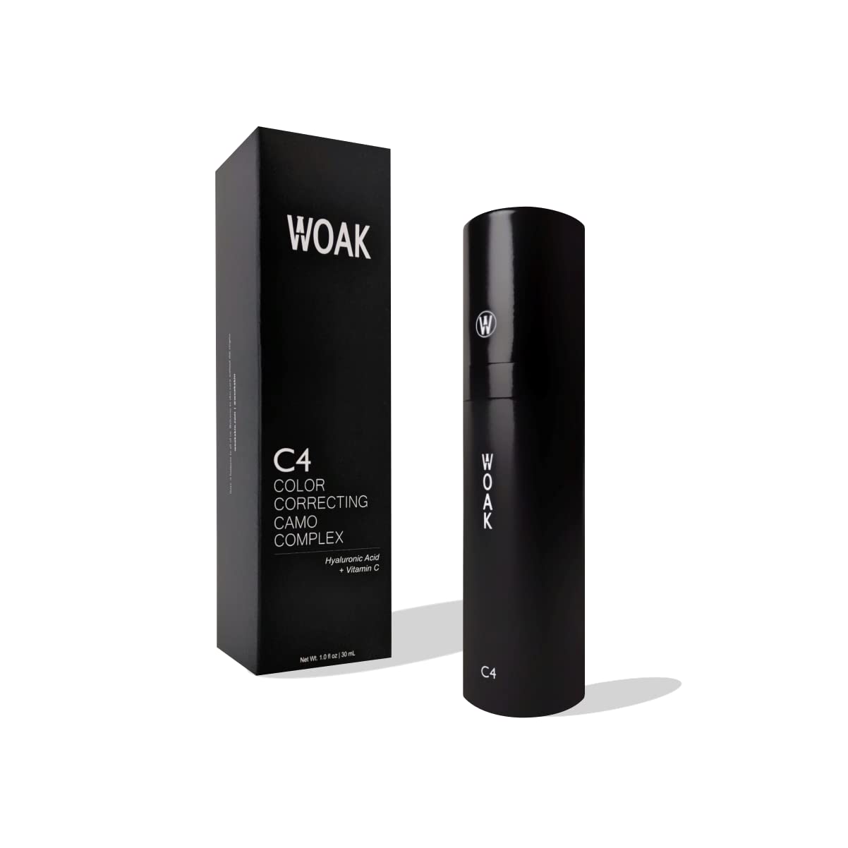 WOAK C4 – Men's Tinted Moisturizer BB CC Cream Foundation – Color Correcting Camo Complex – Hybrid Skin Care (Light)