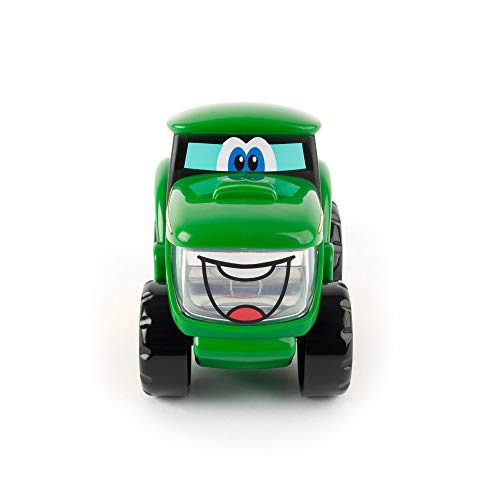 TOMY John Deere Johnny Tractor 2-in-1 Kids Flashlight & Toy Tractor with Free Rolling Wheels, Officially Licensed, Ages 18+ Months