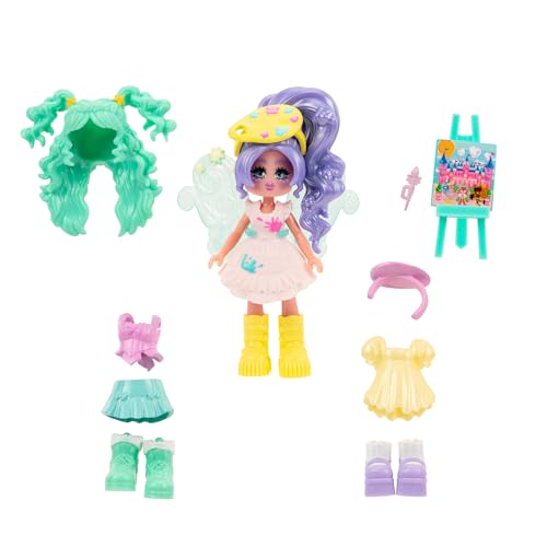 Royale High 3” School Spirit Fashion Pack: Art Light Series 1-1 Doll with 15 Accessories, Wings to Rings, Virtual Code, Kids Ages 5+