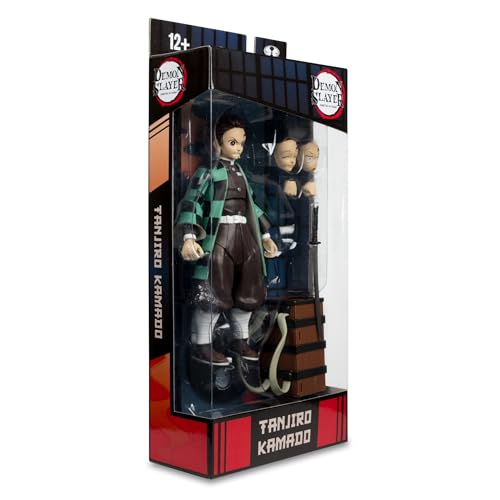 McFarlane Toys - Demon Slayer Tanjiro Kamado (with Nezuko Box) 7in Action Figure