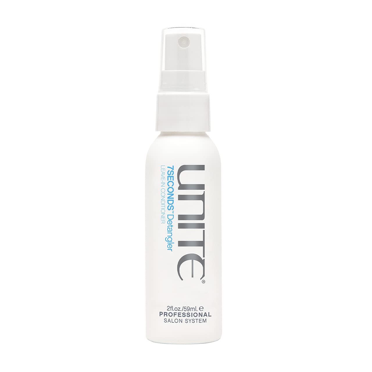 UNITE Hair 7SECONDS Detangler Leave-In Conditioner Spray – Instantly Detangles, Strengthens & Protects from Heat & UV – Vegan, Color-Safe, 2 Fl Oz