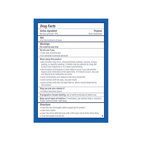 PanOxyl 10% Benzoyl Peroxide Acne Treatment Bar – Maximum Strength Face & Body Wash for Pimples, Blackheads & Whiteheads, 4 oz, Vegan