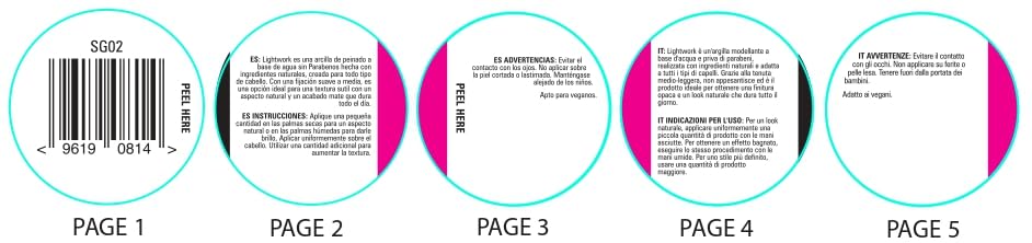 Slick Gorilla Lightwork Matte Hair Clay for Men 2.5 oz | Lightweight Water-Based Styling Clay | Flexible Hold, Natural Texture & Non-Greasy Matte Finish