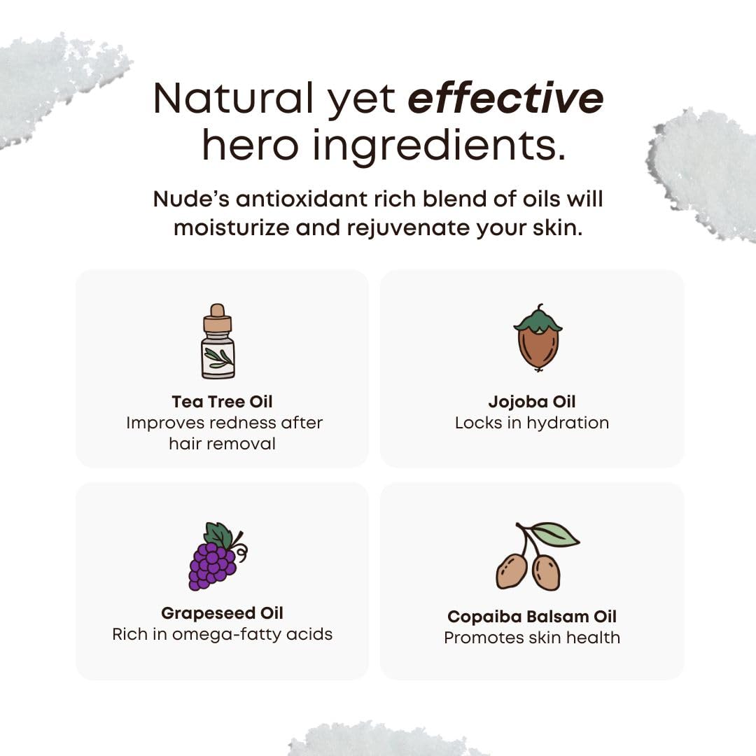 Bushbalm Ingrown Hair Exfoliating Scrub – Pre-Shave Sugar Scrub for Razor Bumps, Dry & Sensitive Skin, Soothing Buffing Treatment, 236ml