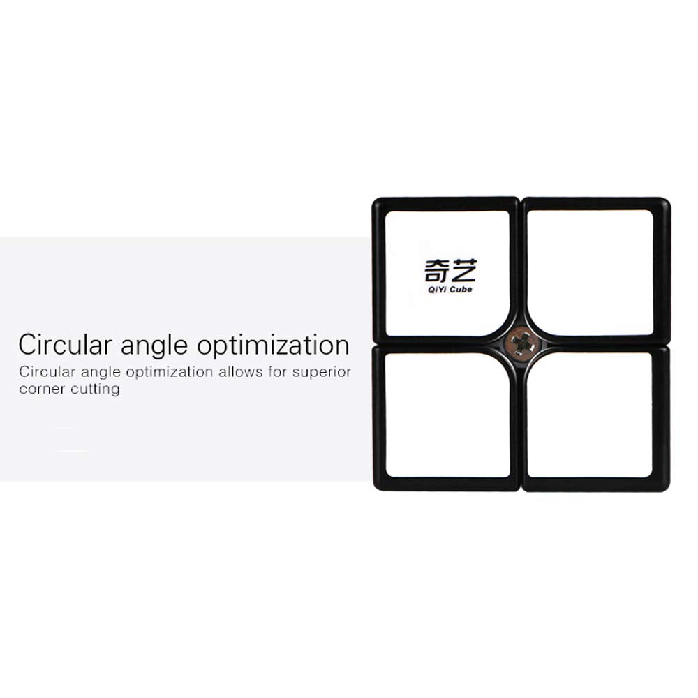 QiYi Qidi 2x2 Speed Cube Puzzle, Smooth Bright-Light Stickers, Classic Colors – Educational Toy to Boost Kids’ Focus & Responsiveness