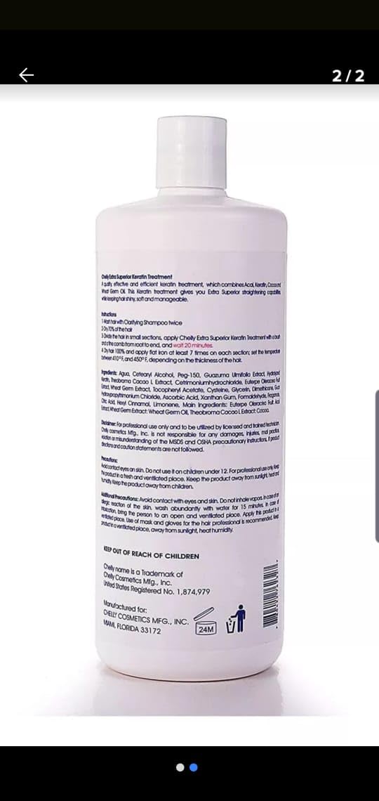 Chelly Superior Brazilian Keratin (Extra Superior)