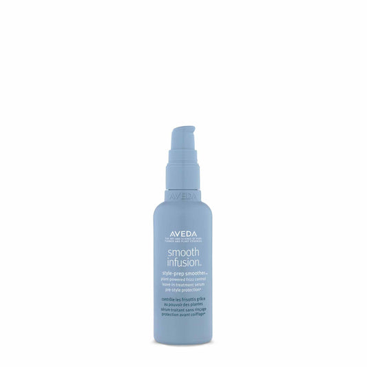 Aveda Smooth Infusion Style-Prep Smoother | Leave-In Anti-Frizz Serum & Heat Protectant | 72-Hour Frizz Control | 98% Naturally Derived, 3.4 Fl Oz