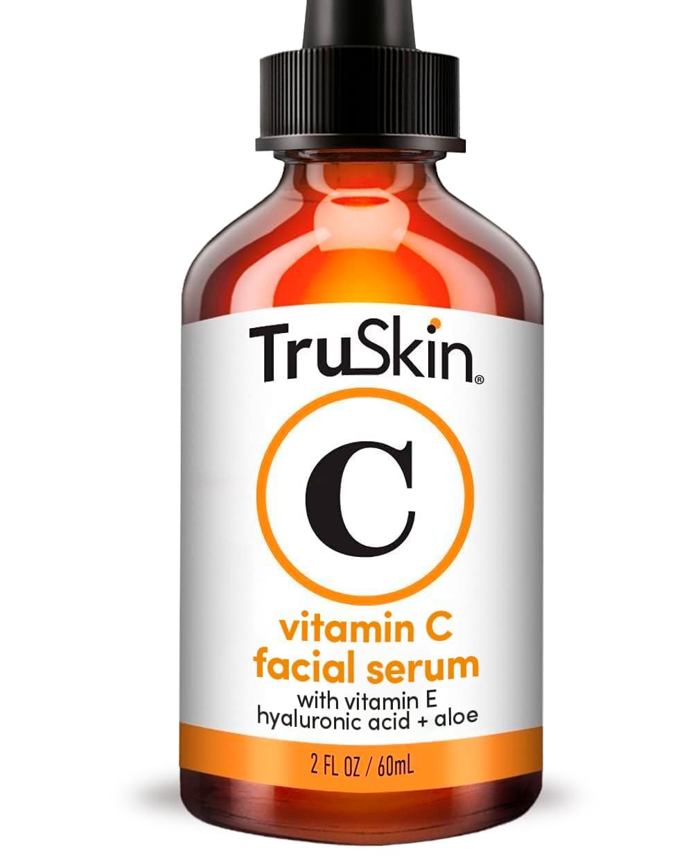 TruSkin Vitamin C Serum – Anti-Aging Face Serum with Vitamin C, Hyaluronic Acid & Vitamin E – Brightens, Fades Dark Spots, Smooths Skin, 2oz