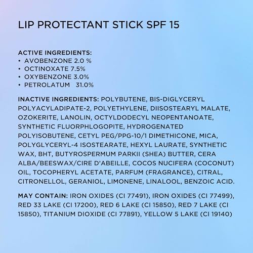 Elizabeth Arden Eight Hour Cream Lip Protectant Stick SPF 15 – Moisturizing Balm for Dry Lips with Shea Butter, Coconut Oil & Vitamin E, 0.13 oz