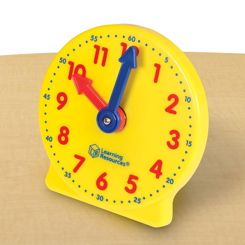Learning Resources Big Time Mini Clock, Teaching Clock, Classroom Accessories, Ages 5and UP