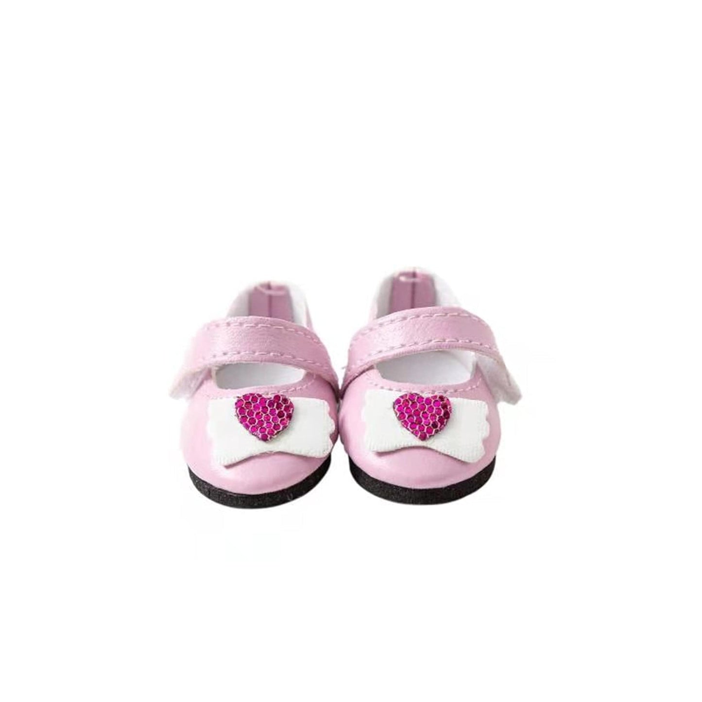 8 Pairs Doll Shoes Fit 14.5 inch American Doll Wellie Wishers Doll Including Boots, Sandals, Sneakers, Leather Shoes, etc