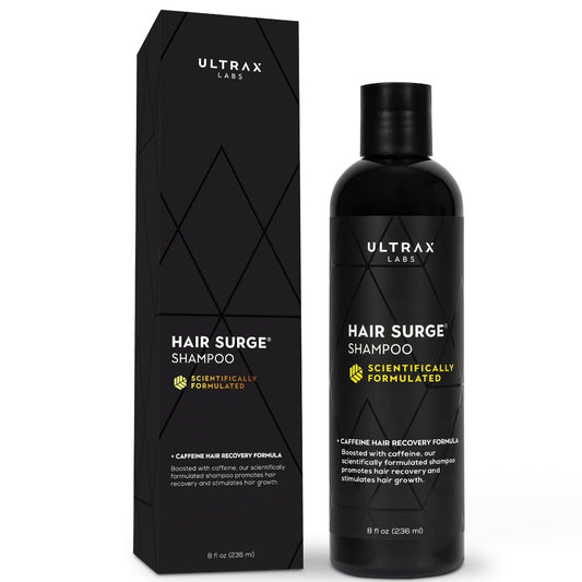 Ultrax Labs Hair Thickening Shampoo for Thinning Hair and Hair Loss - Hair Surge 8 oz for Women and Men
