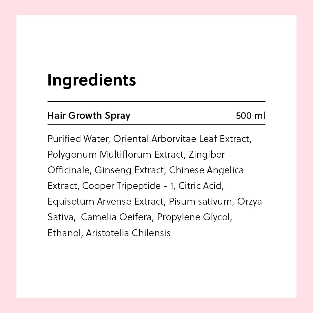 Forhair Hair Regrowth Serum - Strengthens, Thickens & Accelerates Growth - Fights Hair Thinning & Loss, Non-Greasy, Hormone-Free Scalp Spray, 50ml