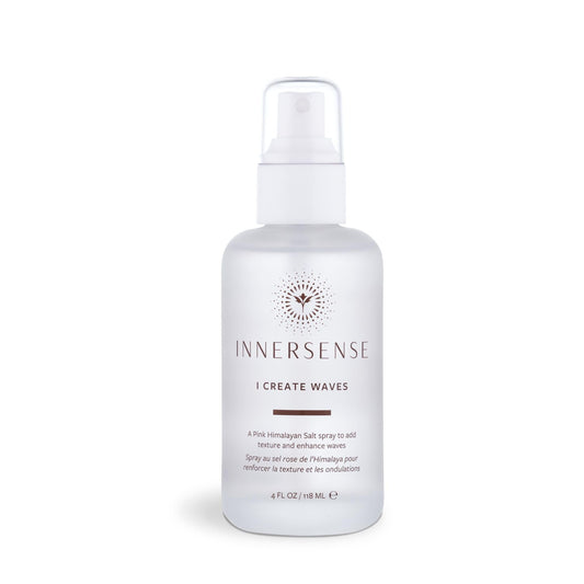 INNERSENSE Organic Beauty - Natural I Create Waves Pink Himalayan Salt Spray | Non-Toxic, Cruelty-Free, Clean Haircare (4oz)
