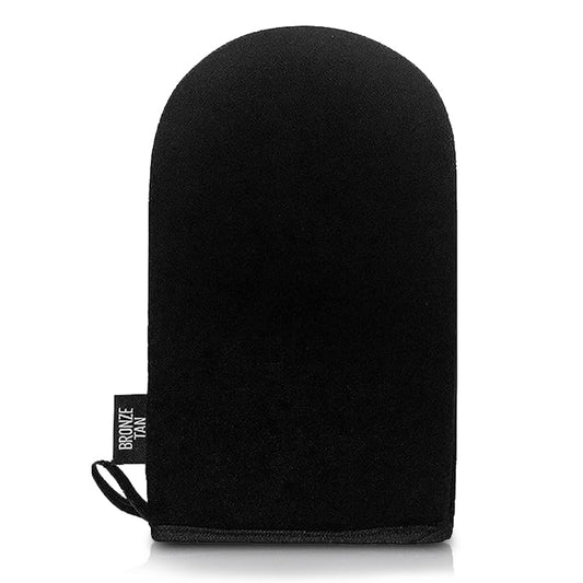 Self Tanning Mitt – Ultra Soft, Reusable & Machine Washable Glove for Streak-Free Application of Tanning Mousse or Lotion – Black