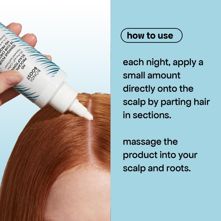 BONDIBOOST Procapil Scalp Treatment 4.23 fl oz – Daily Leave-In Serum for Thinning Hair, Thicker Hair with Procapil, Biotin & Rosemary, Sulfate-Free