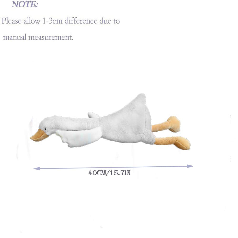 CHELEI2019 15.7" Swan Stuffed Animal,Goose Plush White Stuffed Animal Toy Gifts for Kids