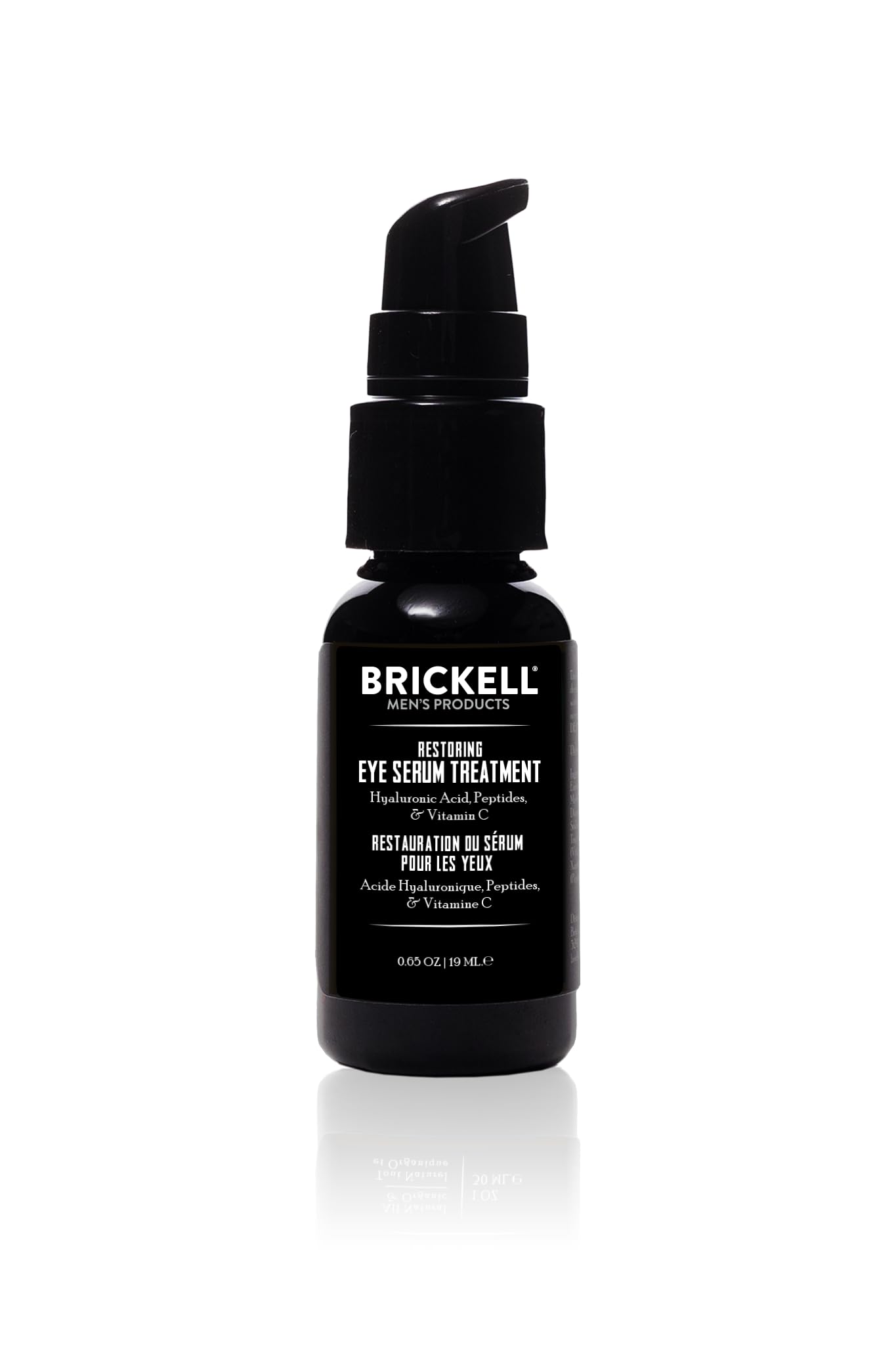 Brickell Men’s Dark Circle Eye Serum – Natural, Organic, Unscented Gel to Reduce Bags, Firm Wrinkles & Promote Youthful Skin, 0.65 oz