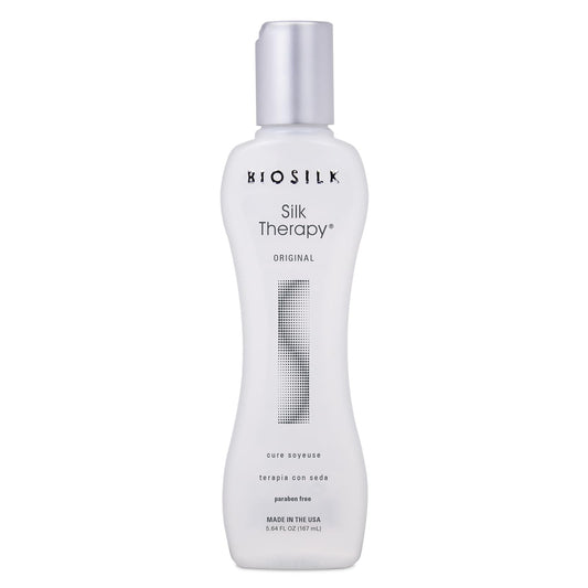 BioSilk Silk Therapy Original, Reconstructing Treatment For Adding Shine & Helping Prevent Split Ends, Sulfate, Paraben, & Cruelty-Free, 5.64 Oz