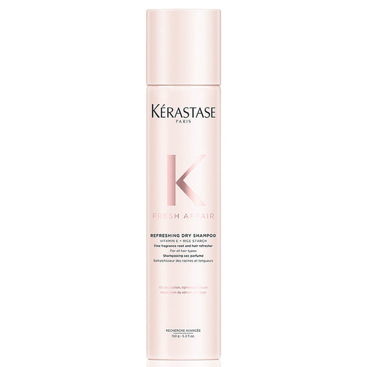 Kérastase Fresh Affair Dry Shampoo 5.3 Oz – Lightweight, Silicone-Free Formula Instantly Absorbs Oil & Refreshes All Hair Types with Fine Fragrance