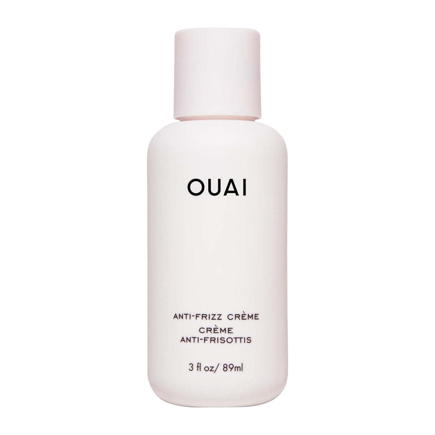 OUAI Anti-Frizz Cream Travel Size (3 oz) – Moisturizing Hair Cream with Heat Protection, Jackfruit & Beetroot Extract – Hydrating & Sulfate-Free