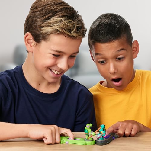 Legends of Akedo TMNT Versus Pack - Donnie vs Slash Mini Battling Figures with 2 Exclusive Battle Controllers, Ready Fight Split Strike