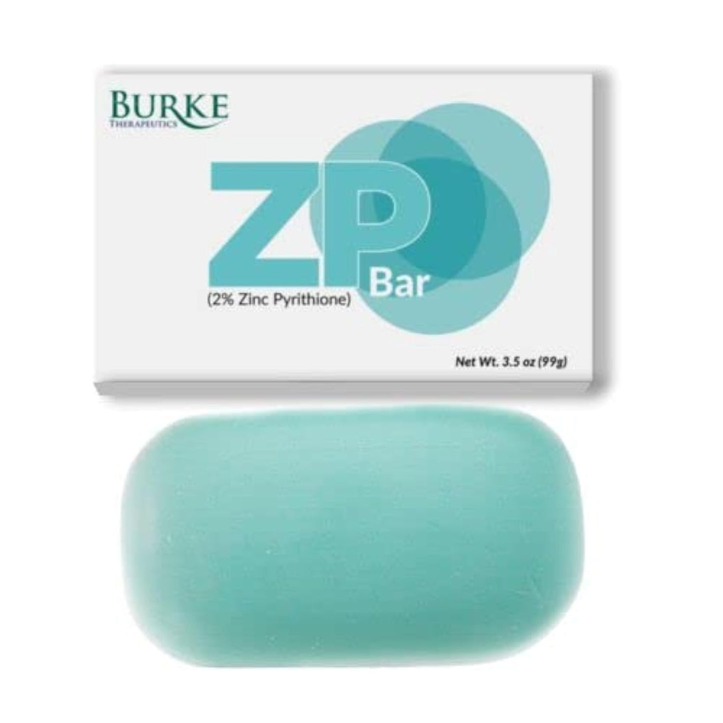 Burke Pharmaceuticals ZP Cleansing Bar with Zinc Pyrithione, 2% - Unisex Skin Cleaning Agent, Bar