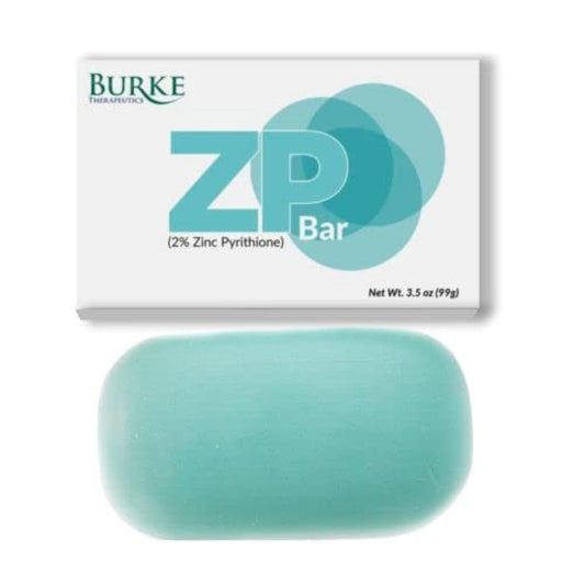 Burke Pharmaceuticals ZP Cleansing Bar with Zinc Pyrithione, 2% - Unisex Skin Cleaning Agent, Bar