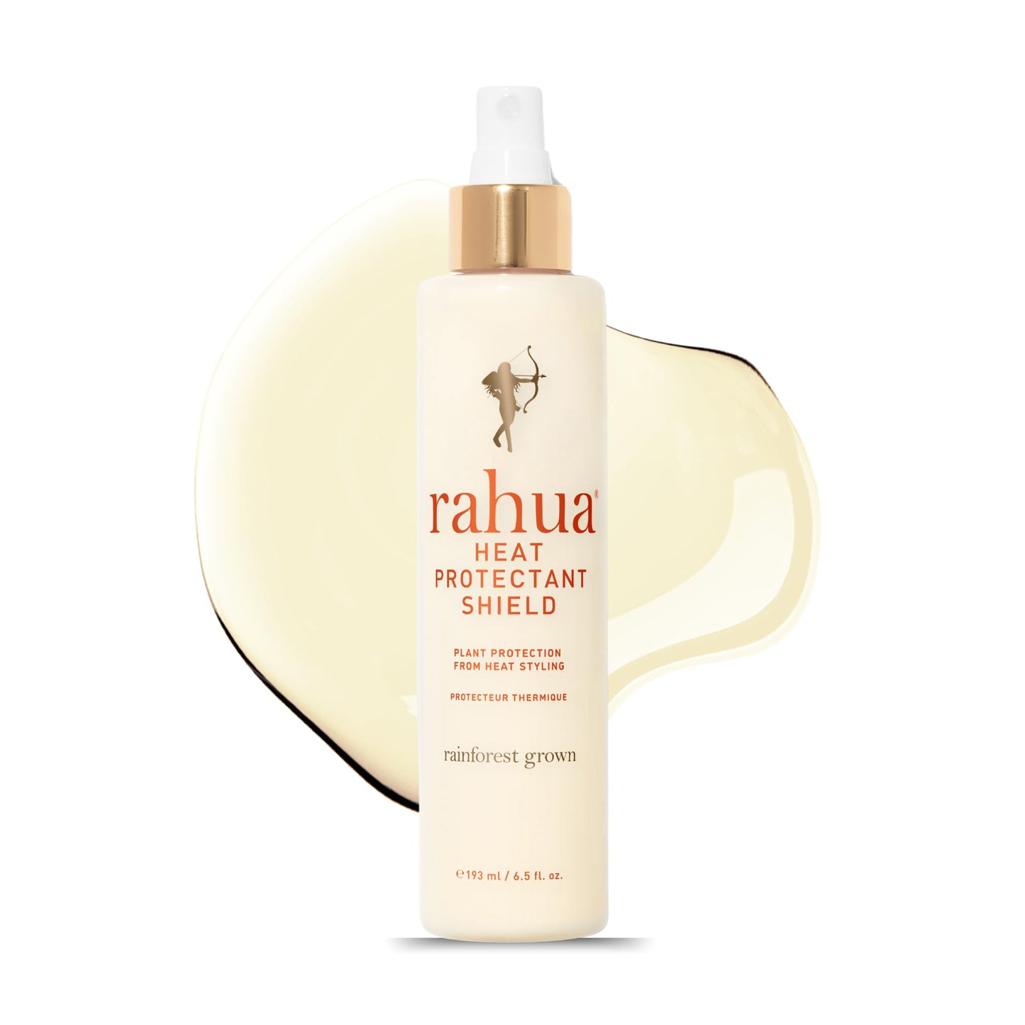 Rahua Heat Protectant Shield Spray, Vegan Thermal Styling Primer, Lightweight Heat Protection for All Hair, Tropical Guava & Coconut, 6.5 Fl Oz