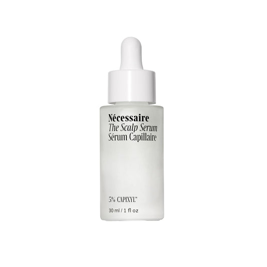 Nécessaire The Scalp Serum 1 fl oz – 5% Capixyl™ + 1% Hyaluronic Acid for Fuller, Thicker, Healthier Hair – Fragrance-Free, Eczema-Safe