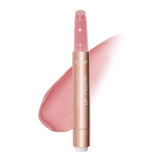 tarte Maracuja Juicy Lip Plump – Hydrating & Volumizing Vegan Lip Gloss Balm with Hyaluronic Acid & Vitamin E