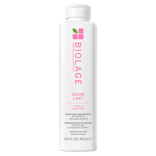 Biolage Color Last Shampoo for Color-Treated Hair | Hydrates, Strengthens & Adds Shine | Soybean Oil, Paraben-Free, Vegan, 13.5 Fl Oz