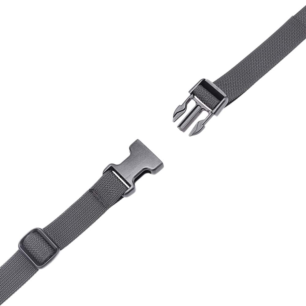 MAGARROW 78" x 1" Strap Buckle Packing Straps Adjustable 1-Inch Belt (Black (4-PCS))