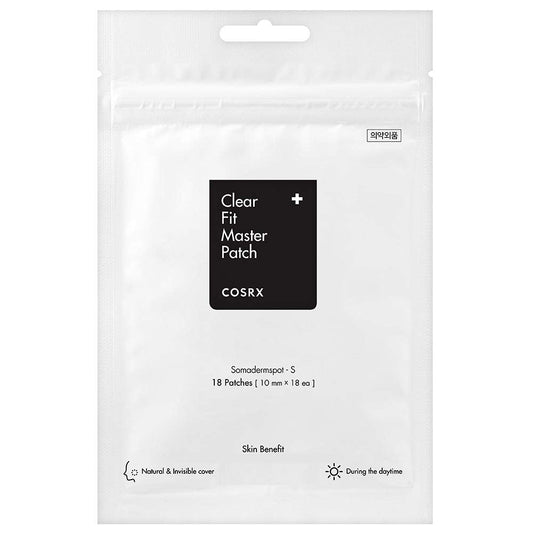 COSRX Clear Fit Master Patch 18 Patches | Healing Pimple Patches for Blemishes and Zits | Hydrocolloid Dressing | Quick & Easy Spot Treatment