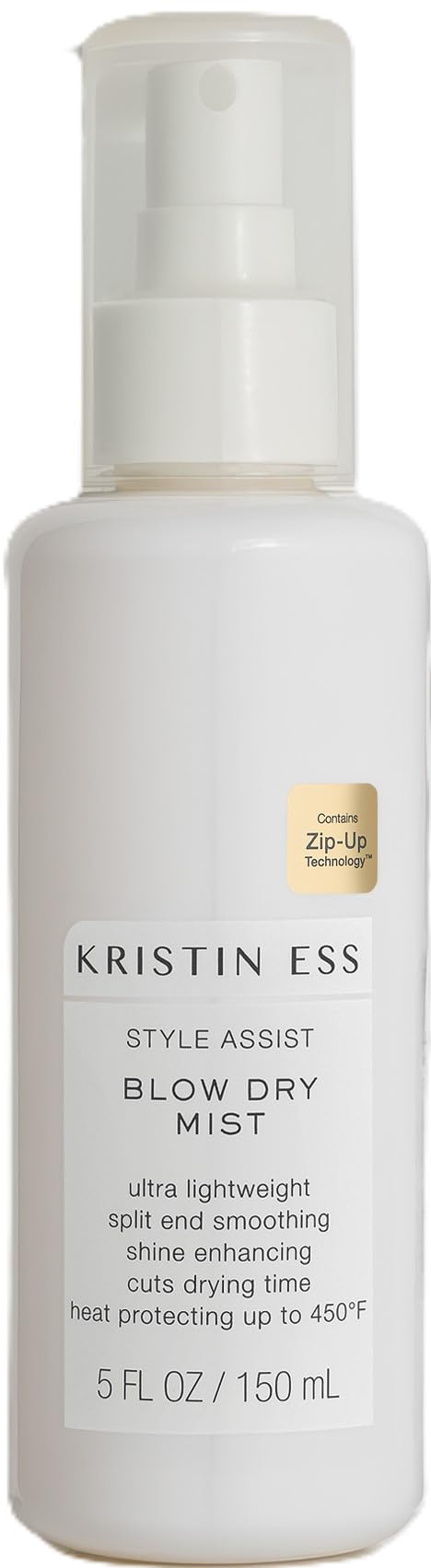 Kristin Ess Hydrating Heat Protectant Spray for Hair – Frizz Control, Shine, Anti-Humidity, Thermal Protection up to 450°F, Pear Scent