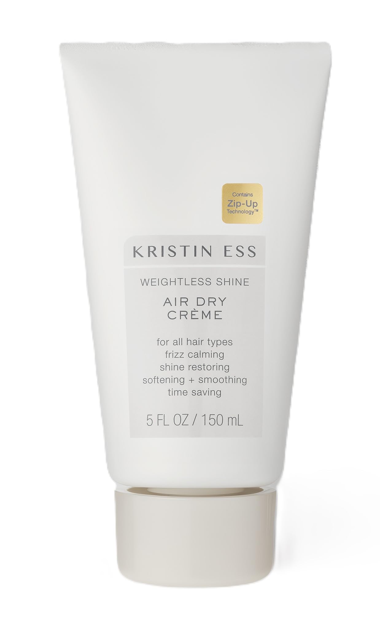 Kristin Ess Weightless Shine Air Dry Cream - Curl Definition, Frizz Control & Light Hold - Smooths Wavy, Curly Hair - Vegan Styling Cream