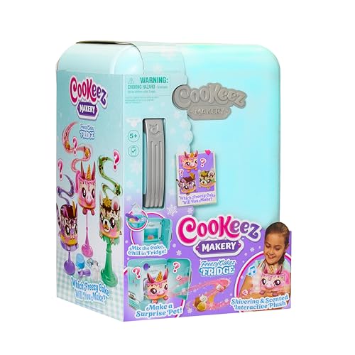 Cookeez Makery Freezy Cakez – Mix, Freeze & Reveal a Scented, Shivering Plush Friend! Styles May Vary