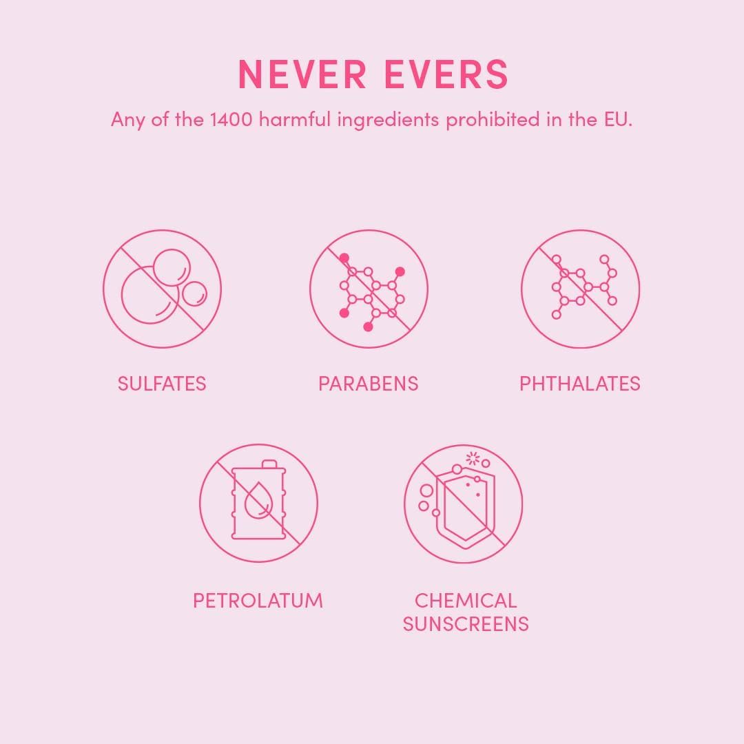 Evereden Kids Travel Skin Care Set – 5-Piece Vegan & Multi-Vitamin Kit with Shampoo, Conditioner, Body Wash, Lotion & Face Cream