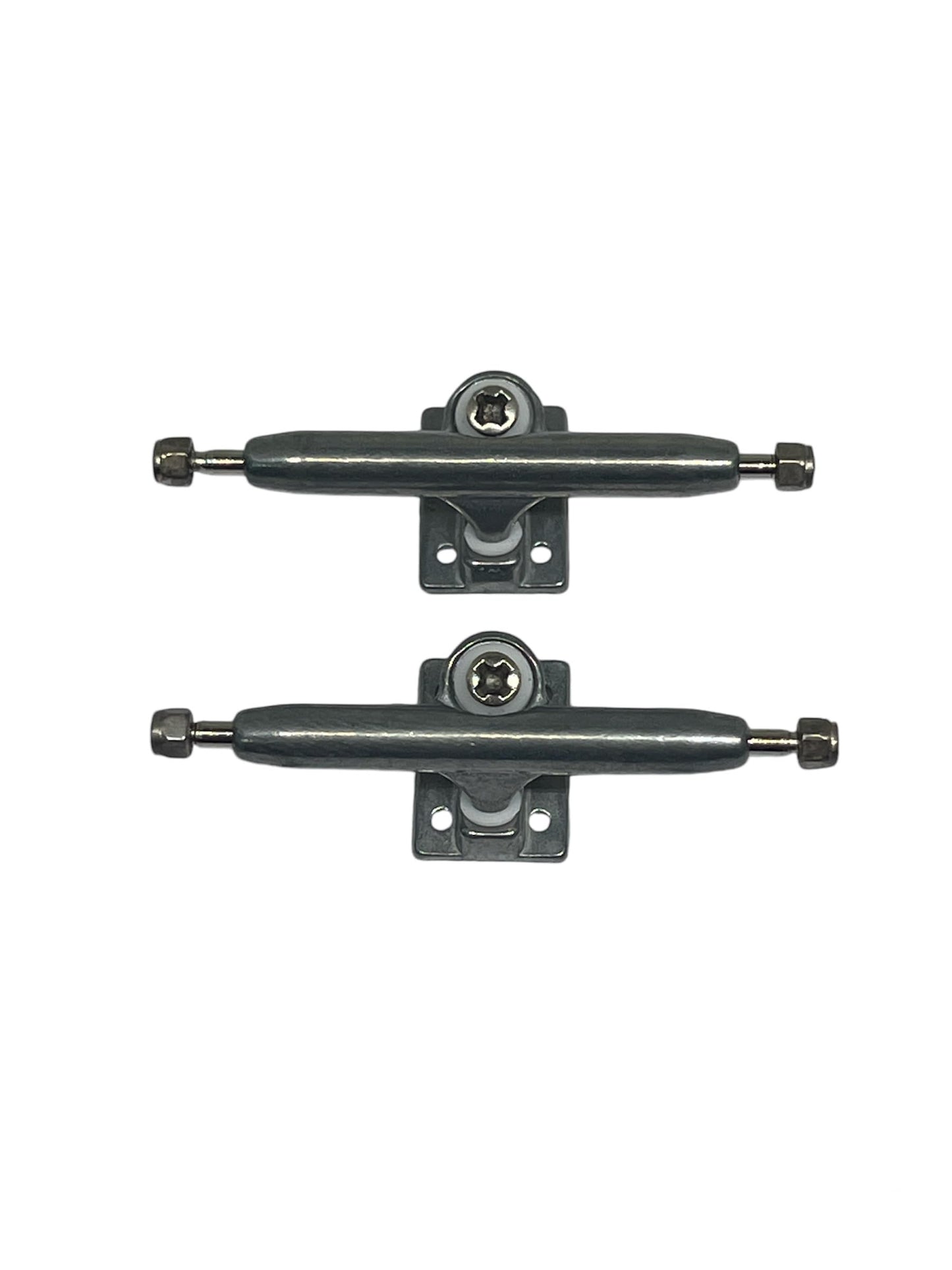 LEEFAI Pro Fingerboard Trucks 29/32/34/36mm G4 -Raw Metal Color-Inverted Kingpin with Hardware (34mm)