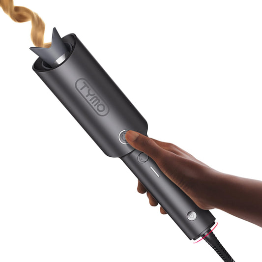 TYMO CURLPRO Automatic Rotating Curling Iron | 1" Ceramic Curling Wand for Beach Waves | Ionic, Dual Voltage, Lightweight & Travel-Friendly
