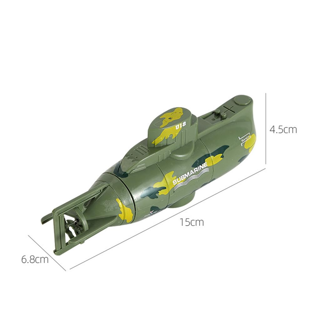 KALASU Military RC Submarine Toy for Kids – High Simulation, Dive, Float & 360° Rotation, 6-Channel Remote, Perfect Gift