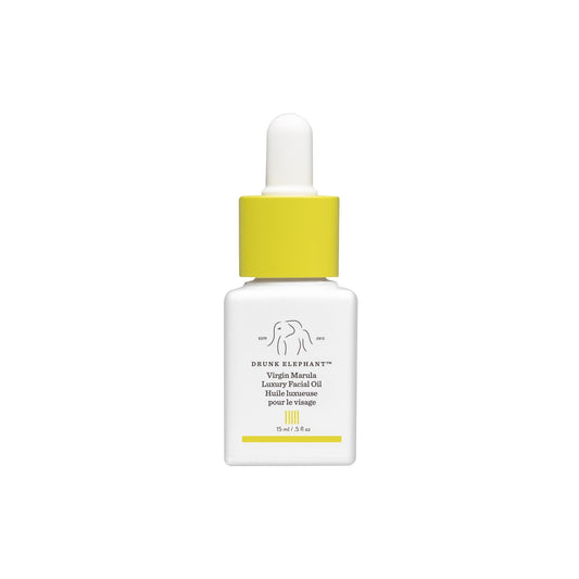 Drunk Elephant Virgin Marula Luxury Facial Oil 15ml/.5oz – Clean, Cruelty-Free Skincare, Dermatologist-Tested, No Silicones or Fragrance