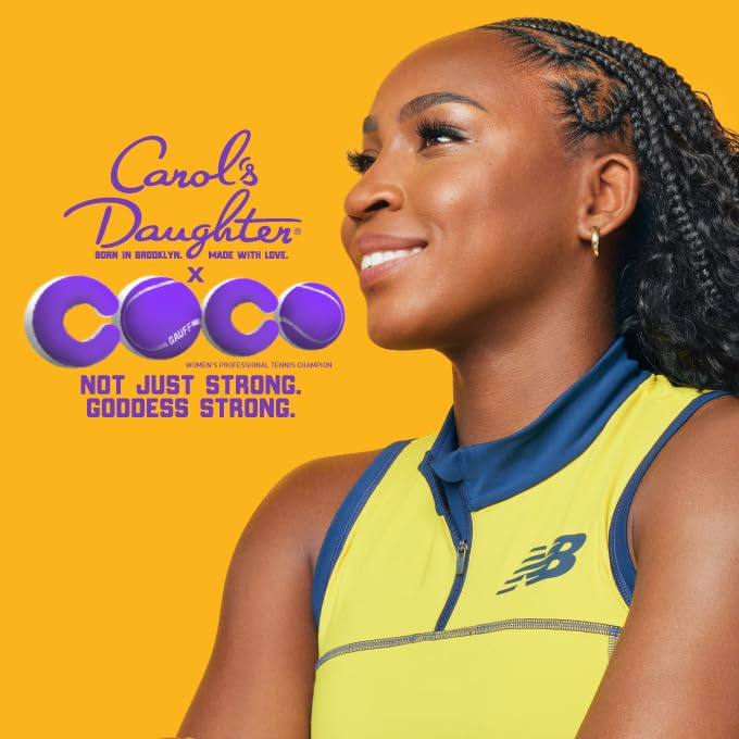 Carol's Daughter Goddess Strength Ultra Shield Pre Poo Hair Treatment with Castor Oil, 10.2 Fl Oz – Detangler for Waves, Coils & Curls