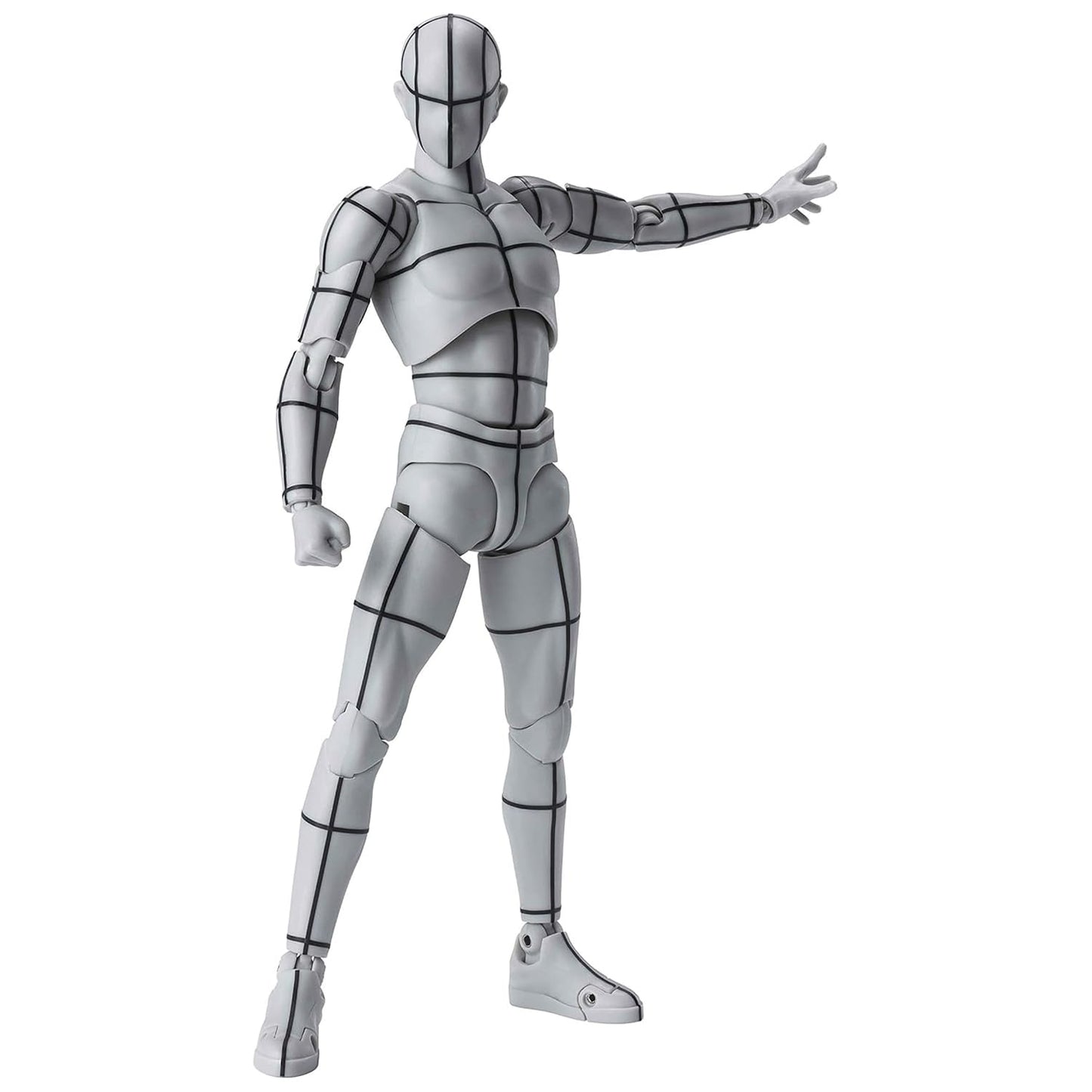 Kosik SHF Figuarts Body Kun -Wireframe- Sports Edition Figure (Gray Color Ver.) (Wireframe)