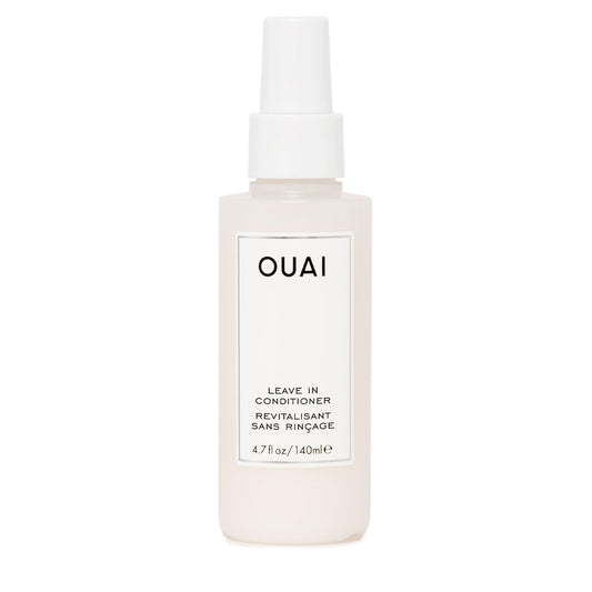 OUAI Leave-In Conditioner & Heat Protectant Spray (4.7 oz) – Detangles, Fights Frizz & Flyaways, Preps Hair for Styling – Sulfate & Paraben Free
