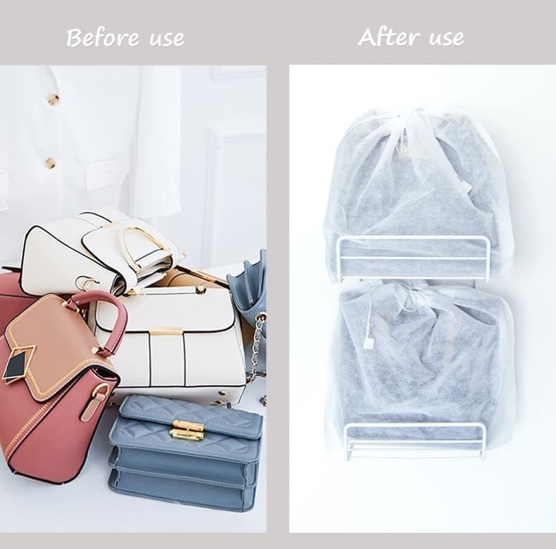 30-Pack Eco-Friendly Travel Shoe Bags – Non-Woven, Breathable, Dust-Proof Storage with Drawstring, 15.7×19.68in for Shoes & Bags