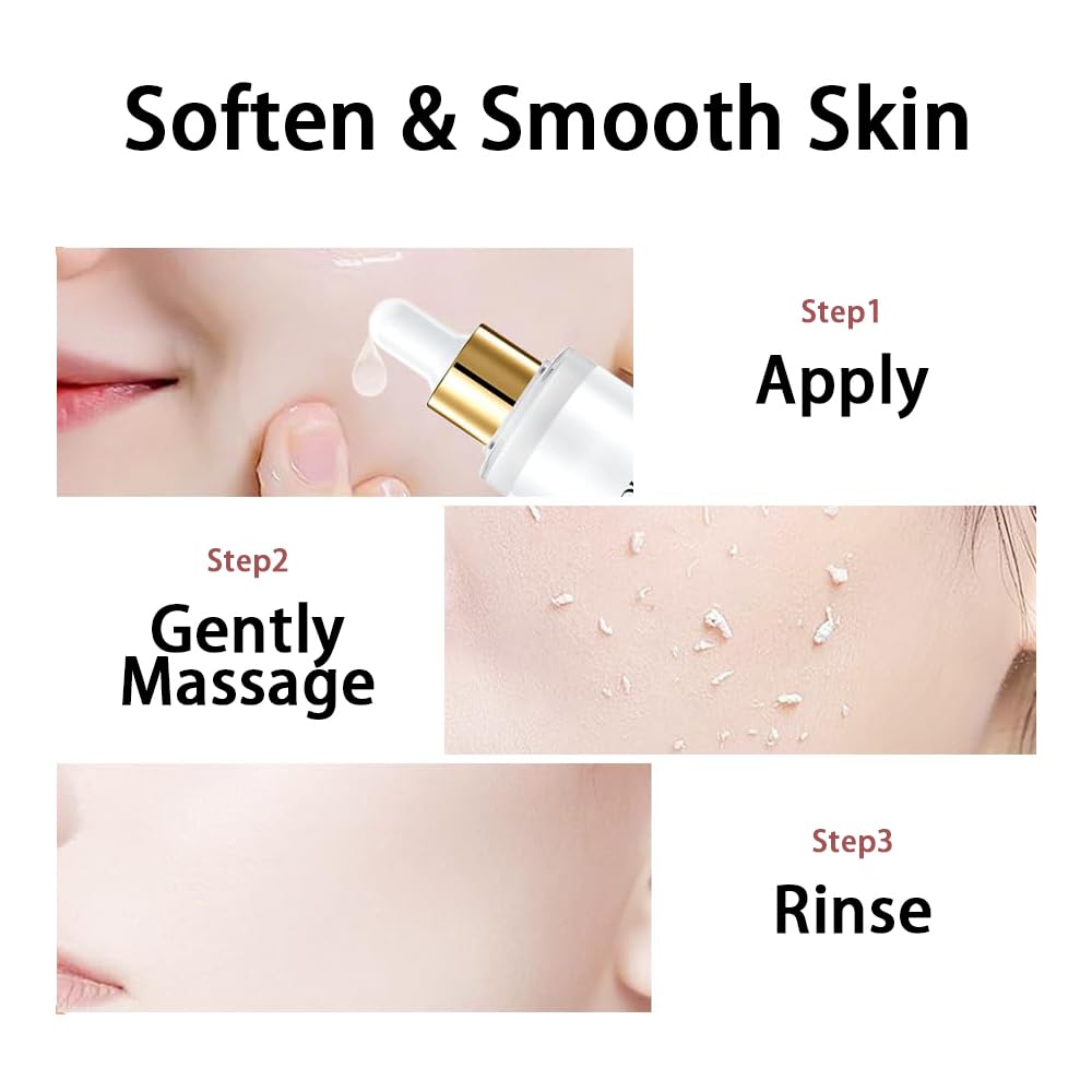 Black & White Rice Exfoliating Peel for Face & Body – Gentle Soft Scrub, Deep Hydration, Suitable for All Skin Types, 2-Pack