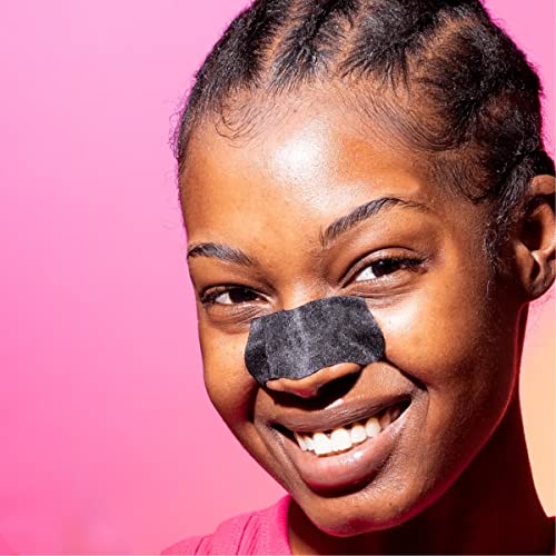 Biore Charcoal Deep Cleansing Nose Strips for Blackhead Removal, Oily Skin, C-Bond Technology, Instant Pore Unclogging, 18 Count